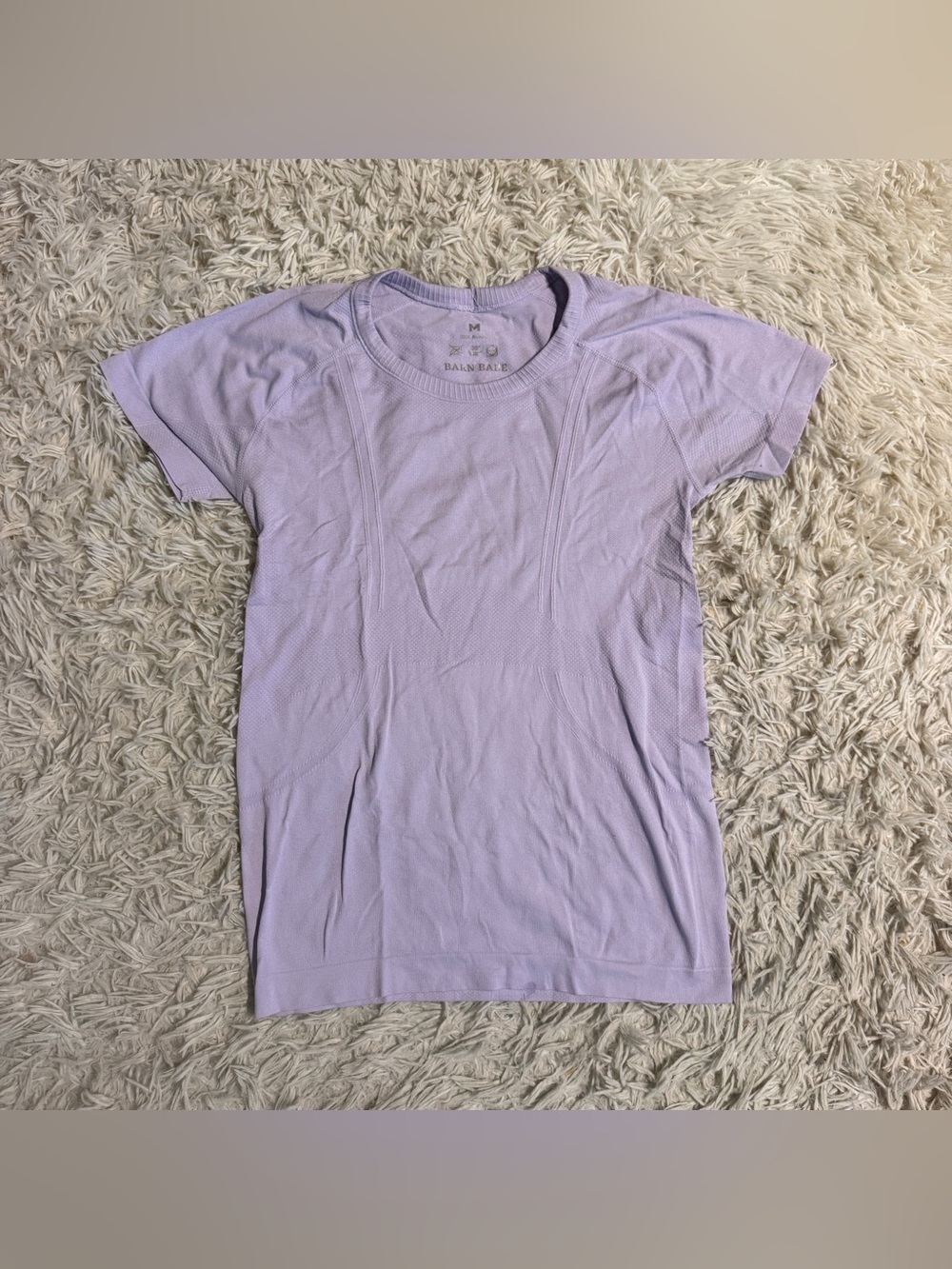 Women’s Medium Purple Barn Babes Short Sleeve Horseback Riding Sunshirt. Good Co